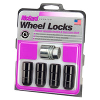 Thumbnail for McGard Wheel Lock Nut Set - 4pk. (Cone Seat) M14X2.0 / 13/16 Hex / 2.25in. Length - Black