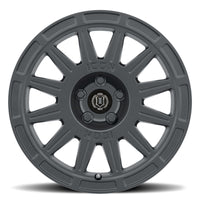 Thumbnail for ICON Ricochet 15x7 5x100 15mm Offset 4.6in BS 56.1mm Bore Satin Black Wheel