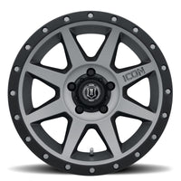 Thumbnail for ICON Rebound 17x8.5 5x4.5 0mm Offset 4.75in BS 71.5mm Bore Titanium Wheel