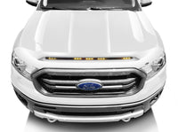 Thumbnail for AVS 2022 Chevy Silverado 1500 Aeroskin Low Profile Hood Shield w/ Lights - Oxford White