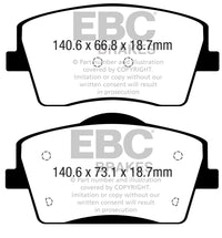 Thumbnail for EBC 2018+ Volvo XC40 T4 Greenstuff Front Brake Pads