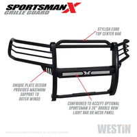 Thumbnail for Westin 14-21 Toyota 4Runner (Excl. Limited) Sportsman X Grille Guard - Textured Black