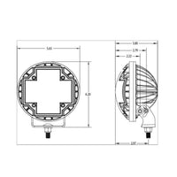 Thumbnail for ARB Nacho 5.75in Offroad TM5 Combo White LED Light Set