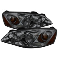 Thumbnail for Xtune Pontiac G6 05-10 (09-10 Fit w/Amber Turn Signal) Crystal Headlights Smoke HD-JH-PG605-AM-SM