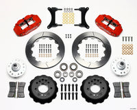 Thumbnail for Wilwood Narrow Superlite 6R Front Hub Kit 12.88in Red 79-87 GM G Body