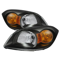 Thumbnail for Xtune Chevy Cobalt 05-10 Crystal Headlights Black HD-JH-CCOB05-AM-BK