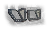 Thumbnail for DV8 Offroad Jeep 18+ Wrangler JL / 20+ Gladiator JT Rear Rock Doors w/ Perforated Aluminum Mesh