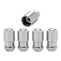 Thumbnail for McGard Wheel Lock Nut Set - 4pk. (Cone Seat) 1/2-20 / 3/4 & 13/16 Dual Hex / 1.66in. Length - Chrome