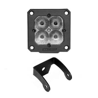 Thumbnail for XK Glow Flush Mount XKchrome 20w LED Cube Light w/ RGB Accent Light - Driving Beam