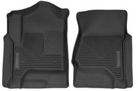 Thumbnail for Husky Liners 14 Chevrolet Silverado 1500 / GMC Sierra 1500 X-Act Contour Black Front Floor Liners