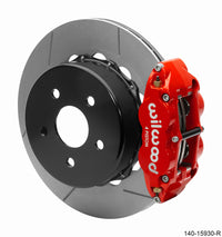 Thumbnail for Wilwood Superlite 4R Rear Brake Kit 14.00 Red 2018-Up Jeep JL w/Lines