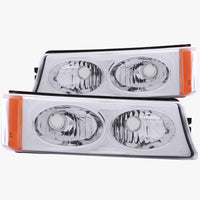 Thumbnail for ANZO 2003-2006 Chevrolet Silverado 1500 Euro Parking Lights Crystal