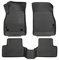 Thumbnail for Husky Liners 11-12 Chevrolet Cruze WeatherBeater Combo Black Floor Liners