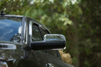 Thumbnail for AVS 2019 RAM 1500 Crew Cab Ventvisor Outside Mount Front & Rear Window Deflectors 4pc - Chrome