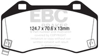 Thumbnail for EBC 2017+ Fiat 124 Spider 1.4L Turbo Abarth Greenstuff Front Brake Pads