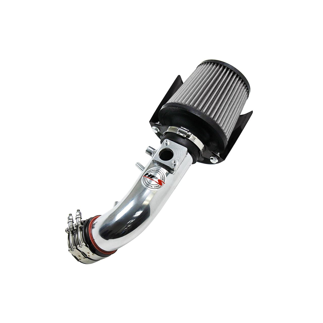 HPS Shortram Air Intake 2007-2009 Honda CR-V 2.4L, Includes Heat Shield, Polish