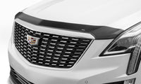 Thumbnail for AVS 17-18 Cadillac XT5 Aeroskin Low Profile Acrylic Hood Shield - Smoke