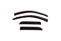 Thumbnail for AVS 02-08 Dodge RAM 1500 Quad Cab Ventvisor In-Channel Front & Rear Window Deflectors 4pc - Smoke