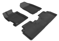 Thumbnail for 3D MAXpider 2006-2011 Honda Civic Sedan Kagu 1st & 2nd Row Floormat - Black