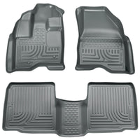 Thumbnail for Husky Liners 09-13 Lincoln MKS WeatherBeater Combo Black Floor Liners