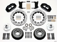 Thumbnail for Wilwood Narrow Superlite 6R Front Hub Kit 14.00in Drilled 67-69 Camaro 64-72 Nova Chevelle