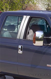 Thumbnail for Putco 99-07 Ford SuperDuty (Crew Cab) - 4pcs Stainless Steel Pillar Posts Classic