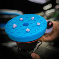 Thumbnail for Chemical Guys Hex-Logic Quantum Glaze/Finishing Pad - Blue - 6.5in