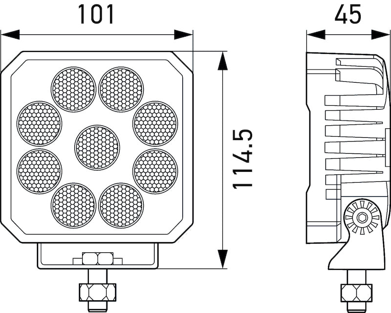 Hella ValueFit LED Work Light TS3000 LED MV CR LT