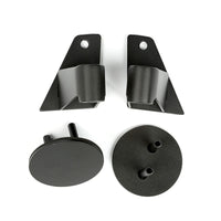 Thumbnail for Rugged Ridge 07-18 Jeep Wrangler JK Textured Black Mirror Relocation Brackets