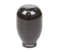 Thumbnail for NRG Universal Shift Knob 42mm - Heavy Weight 480G / 1.1Lbs. - Black Carbon Fiber (5 Speed)