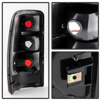 Thumbnail for Xtune GMC Yukon 00-06 OEM Style Tail Lights w/ Black Rim Red Smoked ALT-JH-CSUB00-OE-RSM