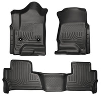 Thumbnail for Husky Liners 2015 Chevy/GMC Tahoe/Yukon WeatherBeater Combo Black Floor Liners