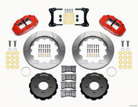 Thumbnail for Wilwood Narrow Superlite 4R Front Hat Kit 14.00in Red 2007-Up Jeep Wrangler