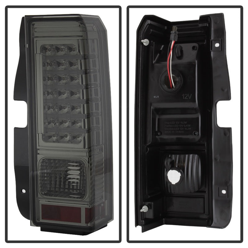 Xtune Hummer H3 06-09 ( Non H3T ) LED Tail Lights Smoke ALT-ON-HH306-LED-SM