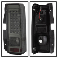 Thumbnail for Xtune Hummer H3 06-09 ( Non H3T ) LED Tail Lights Smoke ALT-ON-HH306-LED-SM