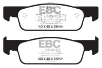 Thumbnail for EBC 2016-2017 Smart Fortwo 0.9L Turbo Greenstuff Front Brake Pads