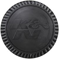 Thumbnail for K&N Universal Rubber Filter-Round Tapered 6in Flange ID x 9in Base OD x 6.625in Top OD x 7.5in H