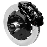 Thumbnail for Wilwood 63-87 C10 CPP Spindle FNSL6R Front BBK 13in Slotted 6x5.5 BC - Black