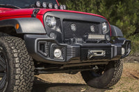 Thumbnail for Rugged Ridge Spartacus Front Bumper Black 07-18 Jeep Wrangler