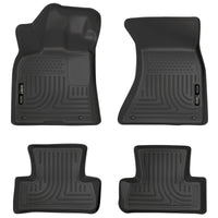 Thumbnail for Husky Liners 09-14 Audi Q5 Weatherbeater Black Front & 2nd Seat Floor Liners