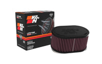 Thumbnail for K&N 2-1/8in DUAL FLG 6-1/4 X 4inOD 3inH Universal Clamp-On Air Filter