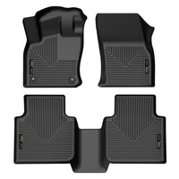 Thumbnail for Husky Liners 18-22 Volkswagen Tiguan Weatherbeater Black Front & 2nd Seat Floor Liners