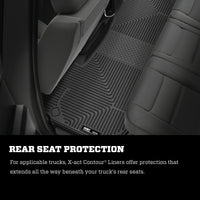 Thumbnail for Husky Liners 20-23 Mercedes-Benz GLE450/GL63 AMG S X-Act Contour Black Floor Liners (2nd Seat)