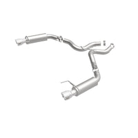 Thumbnail for MagnaFlow Axle Back, SS, 3in, Competition, Dual Split Polished 4.5in Tip 2015 Ford Mustang GT V8 5.0