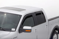 Thumbnail for AVS 09-14 Ford F-150 Supercrew Ventvisor In-Channel Front & Rear Window Deflectors 4pc - Smoke