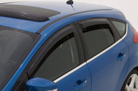 Thumbnail for AVS 12-18 Ford Focus Ventvisor Outside Mount Window Deflectors 4pc - Smoke