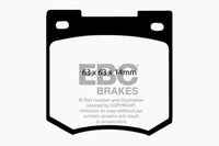 Thumbnail for EBC 67-70 Ford Cortina 1.6 Greenstuff Front Brake Pads