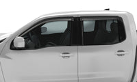 Thumbnail for AVS 2022 Nissan Frontier (Crewcab Pickup) Ventvisor Outside Mount Window Deflectors 4pc - Smoke