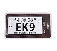 Thumbnail for NRG Mini JDM Style Aluminum License Plate (Suction-Cup Fit/Universal) - EK9