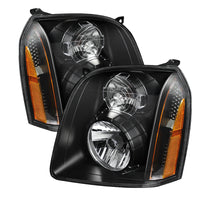 Thumbnail for Xtune GMC Yukon Denali 07-14 Crystal Headlights Black HD-JH-GYD07-AM-BK